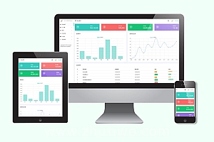 通用网站后台管理模板 响应式后台界面模板设计