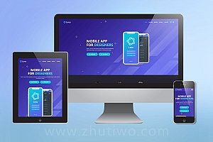 APP软件开发公司网站模板 软件公司网站模板