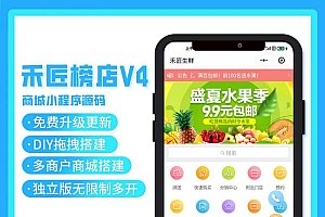 榜店小程序商城开源版本V4版本 社交电商开源独立版 + VUE端