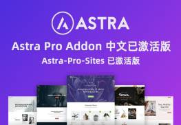 Astra Pro Addon v4.0.0破解版已激活下载+Astra v3.9.4主题模版下载