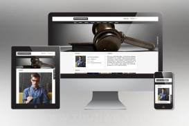 响应式律师事务所网站pbootcms模板 HTML5个人律师网站源码下载