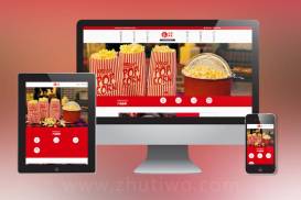 响应式高级食品加工企业网站pbootcms模板 HTML5食品企业网站源码下载